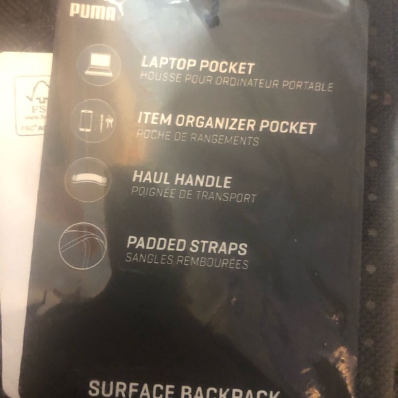 PUMA Camo Backpack—NEW - Picture 2 of 3